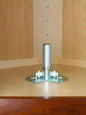 Bottom Mount Lazy Susan Hardware Components One Shelf Hardware Set