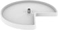 REV-A-SHELF Polymer Kidney-Shaped 1-Shelf Lazy Susan Shelf for Corner Base Cabinets (No Post Included)