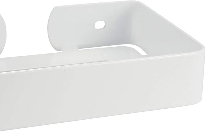 uxcell Soap Dish Holder Saver SUS304 Stainless Steel Wall Mounted Tray with Installation Kits White for Shower Bathroom Tub and Kitchen Sink