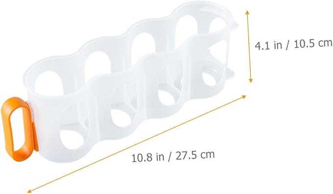 ULTECHNOVO 3pcs Portable Soda Can Organizer Refrigerator Shelf Beer Can Holder with Carrier Handle for Juice Drink Beer Fridge Storage Sliding Rack