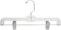 Skirt and Pant Hangers 14" White Heavy Duty, case of 100