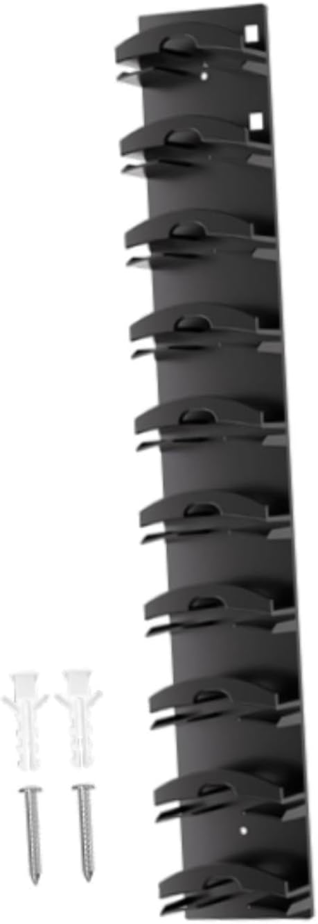 Baseball Caps Organizer Vertical Hat Holder Wall Mounted Modern Stand Hat Rack Hat Organizer for Living Room Entrance Closet, Black