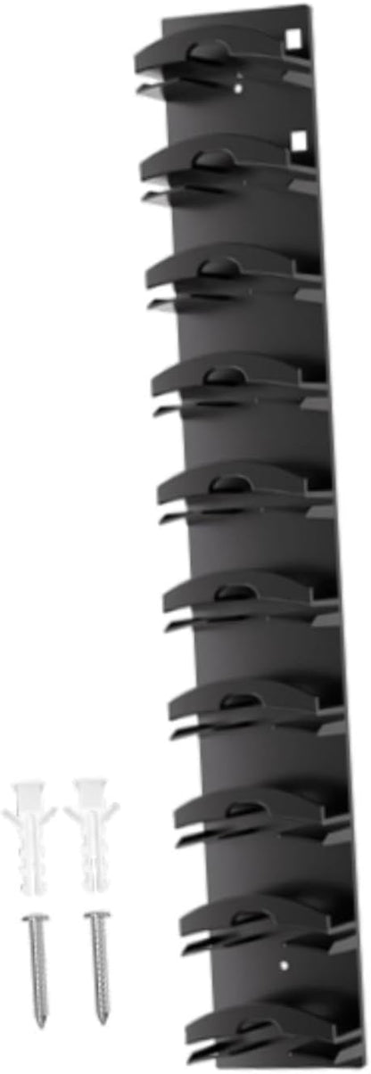 Baseball Caps Organizer Vertical Hat Holder Wall Mounted Modern Stand Hat Rack Hat Organizer for Living Room Entrance Closet, Black
