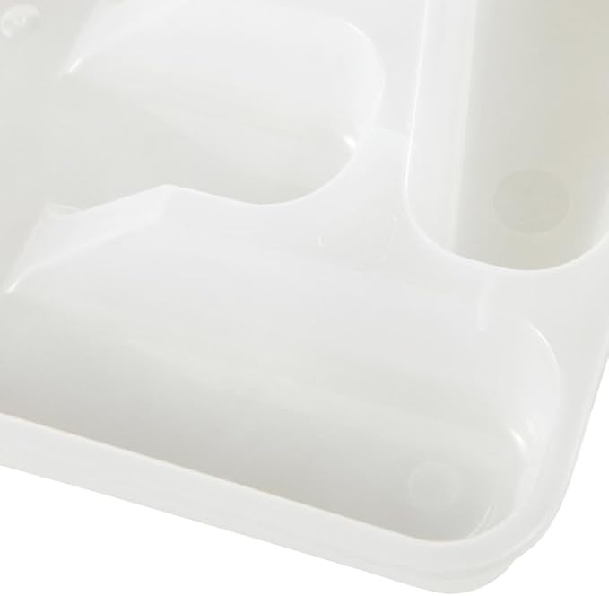 keeeper Cutlery Tray with 5 compartments, Drawer Size, 33.5x26.5x5 cm, Pablo, Transparent