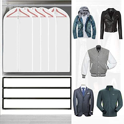 M MOACC Hanging Garment Bag Lightweight Suit Bags Dust-Proof with Zipper for Closet Storage and Travel