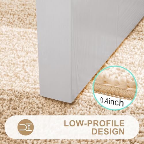 Kitinjoy Indoor Outdoor Door Mat, 47x20 Non-Slip Dirt Trapper Doormats - Image 4