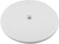 Jersvims 8 Inch Acrylic Turntable Platter, White Turntable Organizer Round Rotating Plate for Kitchen Pantry Cabinet Desk Rack Spice Cake Cookie Decorating