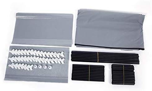 9 Tier Shoe Rack, Space Saving Portable Shoe Rack Storage Organizer, 10 Tiers 9 Lattices Non-Woven Waterproof Fabric Cover Shoe Rack (Grey, 10 Tiers 9 Lattices)