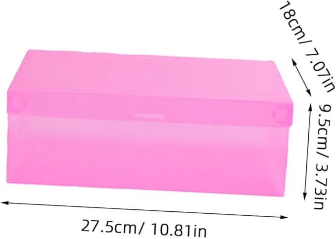 LABRIMP 7 Pcs Foldable Shoe Storage Boxes Set Thickened Pp Plastic Shoe Organizer Containers with Lids for Men Women 27.5×18×9.5cm Multi-color