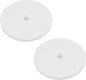 2 Pcs White 7 inch Acrylic Lazy Susan Rotating Turntable Organizer Bearings - Round Swivel Plate for Spice Rack, Table, Cake, Kitchen Pantry