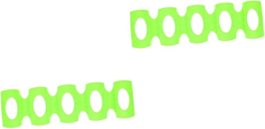 Amosfun 2pcs Refrigerator Beer Holder Mat Silicone Beverage Organizer for Fridge - Can Dispenser for Cans and Bottles Temperature Resistance Fits Soda Beer and More