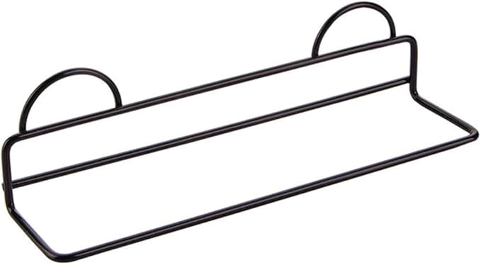Amosfun 2pcs Eco-friendly Wall Hanging Shoe Rack Single Layer Adhesive Hooks for Shoes Organizer for Bathroom Living Room Door