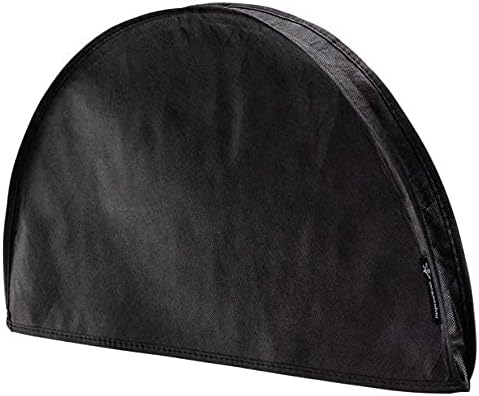 HANGERWORLD 20 Pack Gusseted Shoulder Dust Covers Garment Protector Bags for Closet Storage (20 Pack, Black)