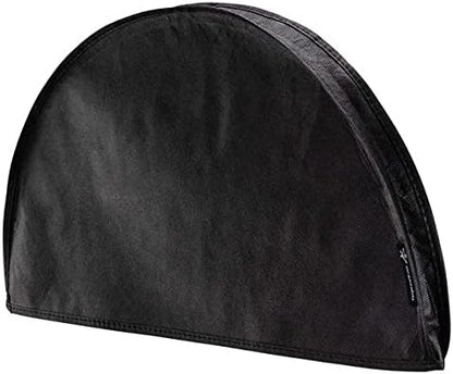HANGERWORLD 20 Pack Gusseted Shoulder Dust Covers Garment Protector Bags for Closet Storage (20 Pack, Black)