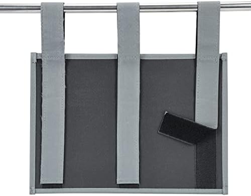 Zafit Hanging Bedside Caddy, Bedside Storage Organizer for Magazine, Phone, Remote control (Classic 4 Pockets-Grey) - Image 5