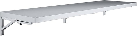 AmGood Stainless Steel Folding Wall Shelf 18 in. x 60 in. | NSF | Concession Stand, Food Truck, Kitchen, Restaurant, Garage, Laundry, Utility Room
