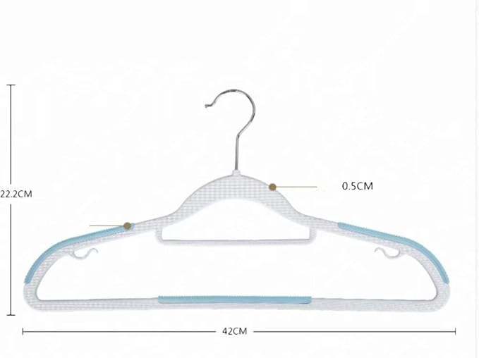 ATOLY Premium Hangers (Pack of 10) Heavyduty- Non Slip Bump Suit Hangers-Space Saving Clothes Hangers, Hangers for Coat, Sweater, Jackets, Pants, Shirts,Pink