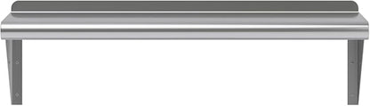 AmGood 10 in. x 30 in. Stainless Steel Wall Shelf | NSF | Metal Shelving | Garage, Laundry, Storage, Utility Room | Restaurant, Commercial Kitchen
