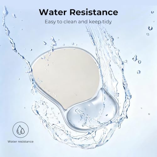 EooCoo Ergonomic Waterproof Mouse Pad with Gel Wrist Rest Support - Image 5