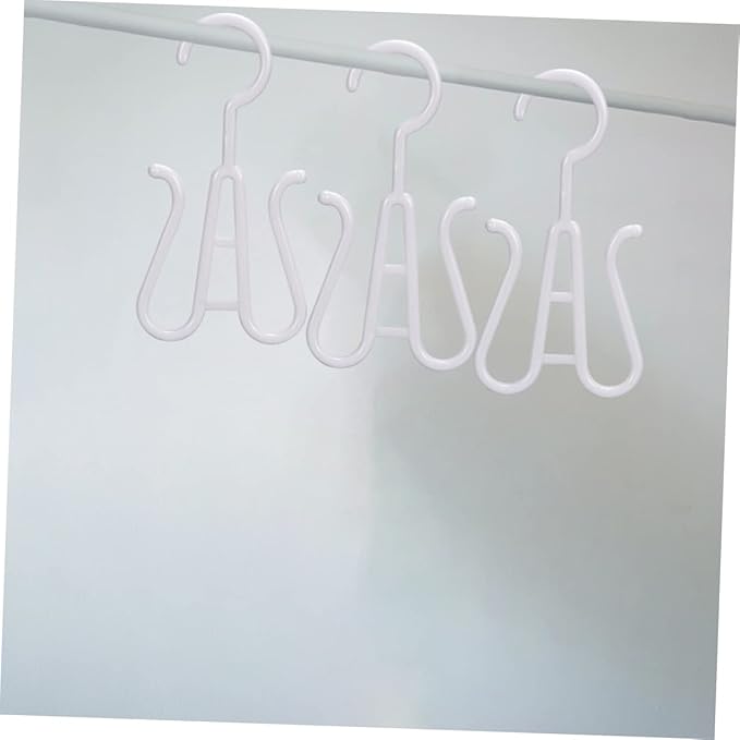 20pcs Plastic Shoe Holders Hanging Shoe Organizer for Closet Small Shoe Rack Stackable Shoes Storage Racks and Space-saving