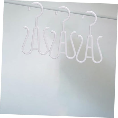 20pcs Plastic Shoe Holders Hanging Shoe Organizer for Closet Small Shoe Rack Stackable Shoes Storage Racks and Space-saving