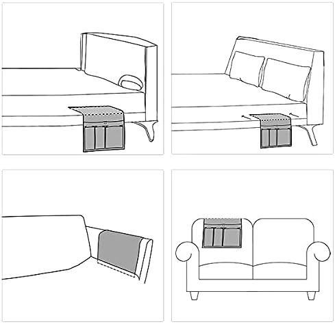 HAOMAIJIA Sofa Armrest Organizer, Remote Control Holder for Recliner Couch - Image 6
