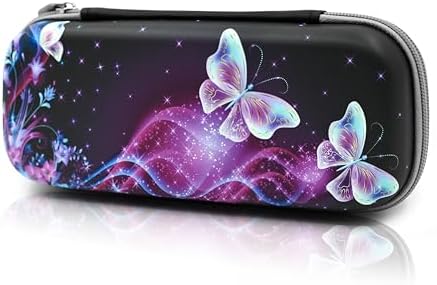 Butterfly Pencil Case Zip Pencil Box Multi Pouch Holder Desk Organizer For Boys Girls School Office by SjazcYogaShortsLeggings