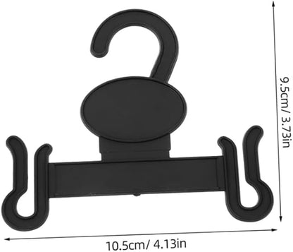MAGICLULU 30pcs Plastic Slippers Hanger Hook Hanging Shoe Organizer for Retail Padded Hangers for Shoe Rack