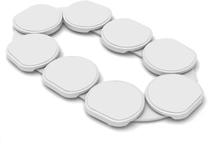 White- The Lazy Susan Revolution - The First Patented Lazy Susan Turntable Expandable for Rectangular & Oblong Tables - Kitchen & Dining Tables - Great Gift! Parties & Gatherings