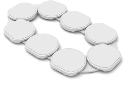 White- The Lazy Susan Revolution - The First Patented Lazy Susan Turntable Expandable for Rectangular & Oblong Tables - Kitchen & Dining Tables - Great Gift! Parties & Gatherings