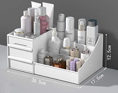 Drawer Type Cosmetics Storage Box Dormitory Desktop Finishing Dresser Skin Care Lipstick Plastic Shelf ABS Material