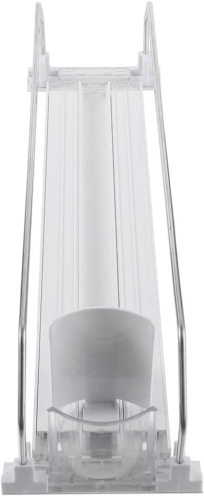 UKCOCO Drink Can Organizer : Self-pushing Soda Dispenser for Supermarket Shelf, Adjustable Automatic Drink Pusher Glide for Cold Cans, 12. 18x3. 14x2. 55in