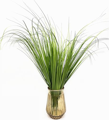 CATTREE Artificial Plants Fake Wheat Grass Shrubs, Faux Greenery Plastic Bushes Tall Stems for Outdoor Indoor Wedding Christmas Decoration Office Yard Table Arrangements Planter Filler Decor 8 Pack - Image 2