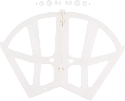 2 Layers Shoes Drawer Cabinet Hinges Black Cabinet Flip Frame Shoe Rack Replacement for Porch Kitchen Living Room(White)