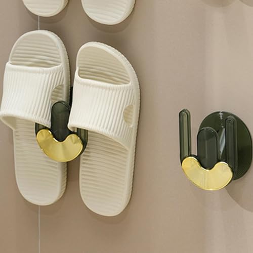 No-Drill Slipper Wall Storage Rack - Space-Saving Hanging Shoe Organizer | Wall-Mounted Shoe Holder for Home, Bathroom, Entryway & Closet Storage Solutions