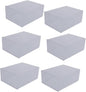 Holibanna 6pcs Transparent Plastic Shoe Organizer Box Clamshell -friendly Pp Material Stackable Storage for Sneakers Simple Design Scratch Resistant