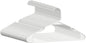 Plastic Hangers - 50 Pack, Space Saving, Durable, White Hangers for Everyday Use and Dorm Room Essentials