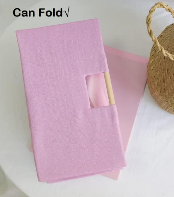 Storage Bin for Shelves Rectangle Closet Baskets Foldable Box with Handles Pink Shelf Baskets Toy Boxes for Home Office Car Dormroom