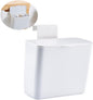 Cute Bathroom Organizer Box Plastic Cosmetic Storage Container Lid Multi-purpose Desk Accessory