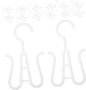SOLUSTRE Wardrobe Hanging Storage Pcs Shoes Organiser Drying Shoe Rack Sturdy Hanger Holder Organizer
