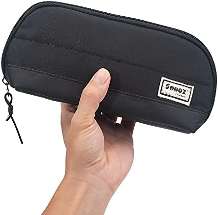 Sooez Wide-Opening Pencil Pen Case, Lightweight & Spacious Pencil Pouch by Sooez