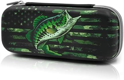 Camo Fish Pencil Case Zip Pencil Box Multi Pouch Holder Desk Organizer For Boys Girls School Office by SjazcYogaShortsLeggings