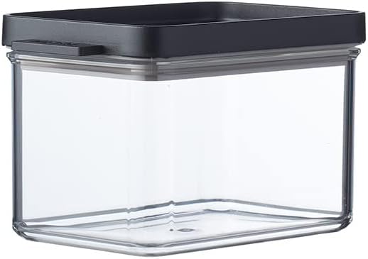 Mepal Food Storage Containers - Storage Box with Lid for Dry Foods - Kitchen Container & Organizer - Airtight Food Storage Container - Dishwasher Safe - 700 ml - Black