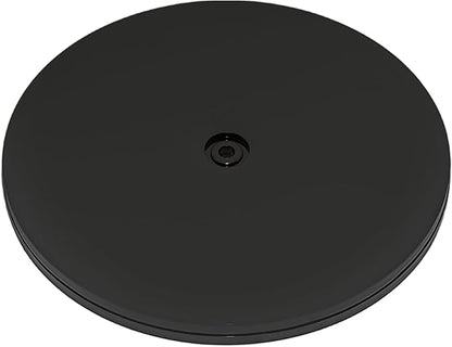 1 Pcs Black 8 inch Acrylic Lazy Susan Rotating Turntable Organizer Bearings - Round Swivel Plate for Spice Rack, Table, Cake, Kitchen Pantry