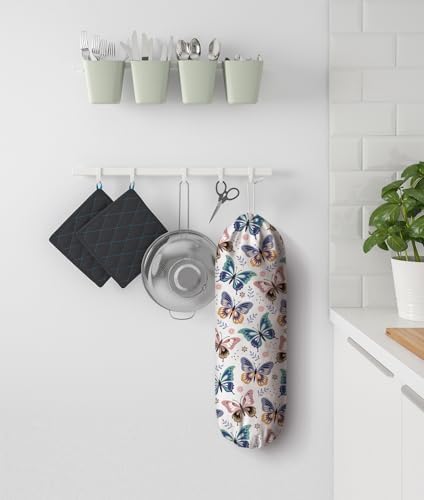 Butterfly Grocery Bag Storage,Plastic Bag Holder Organizer Storage for Kitchen 23" x 9" - Image 4