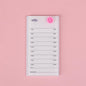 Acrylic Eyelash Pallet For 8 Layers Storage Organizer, Grafting False Eyelashes With 7-15mm Scale Glue Cup Palette, Cosmetic Beauty Extension Supplies (A White Pallet)
