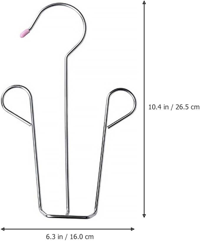 2pcs Stainless Steel Shoes Drying Rack with Anti-slip Windproof Hanging Hooks, Thickened Shoe Organizer for Balcony and Closet Storage