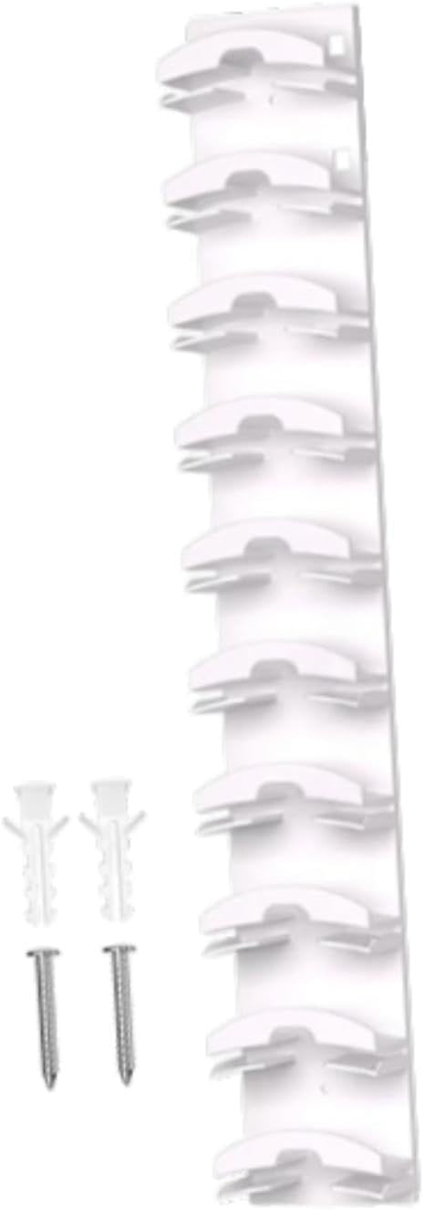 Baseball Caps Organizer Hat Storage Display Holder Modern Compact Hat Hanger Hat Organizer for Closet Laundry Entrance Door, White