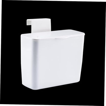 Cute Bathroom Organizer Box Plastic Cosmetic Storage Container Lid Multi-purpose Desk Accessory
