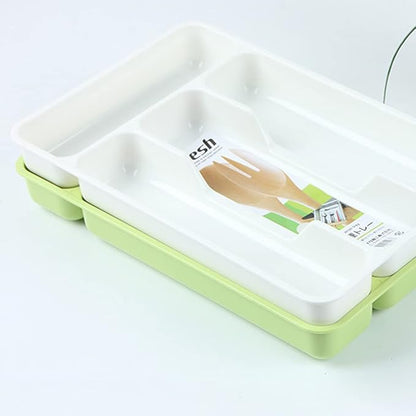 Drawer Tray Spoon Forks Cutlery Separation Finishing Rack Storage Box